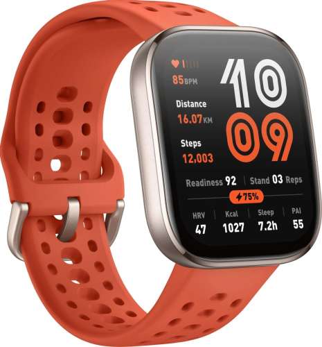 Смарт-часы AMAZFIT Bip 6 A2435,  1.97",  красный/серый [6970100377880]